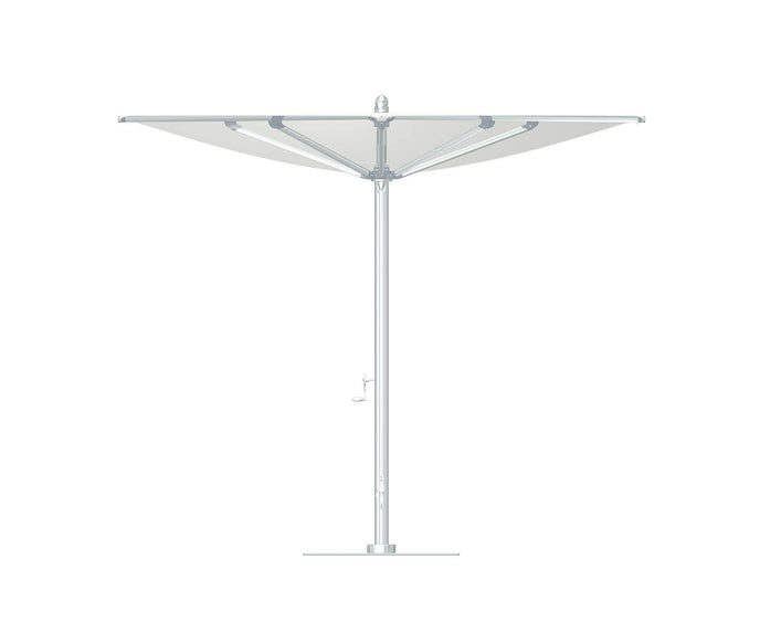 Luxury Zero Horizon Cantilever Umbrella by Tuuci with sleek horizontal canopy – Casa Design Group