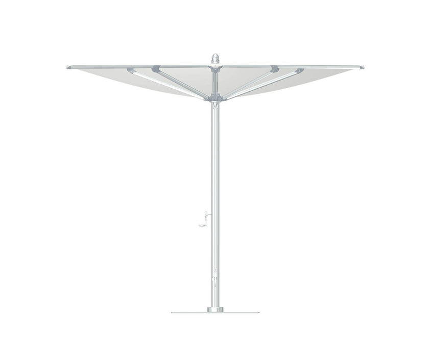 Luxury Zero Horizon Cantilever Umbrella by Tuuci with sleek horizontal canopy – Casa Design Group