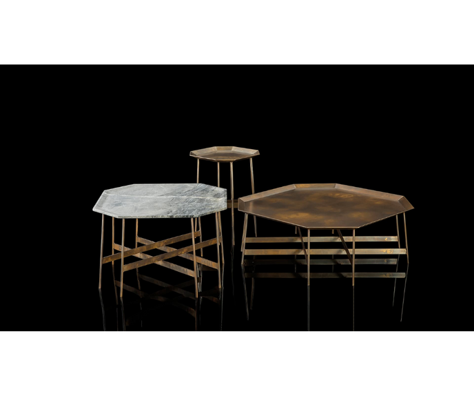 High End Octagon Tables by Henge Casa Design Group