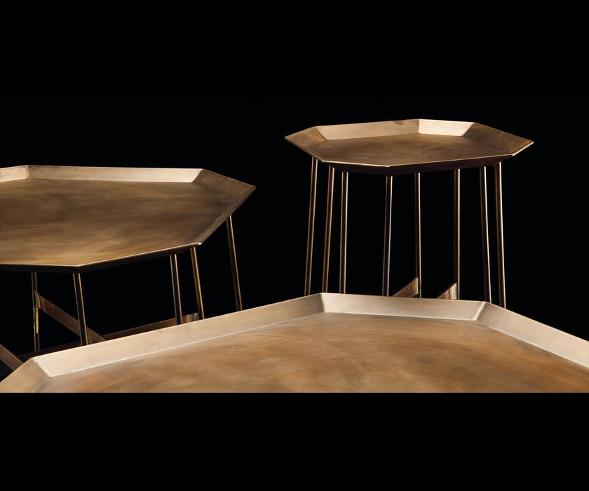 High End Octagon Tables by Henge Casa Design Group