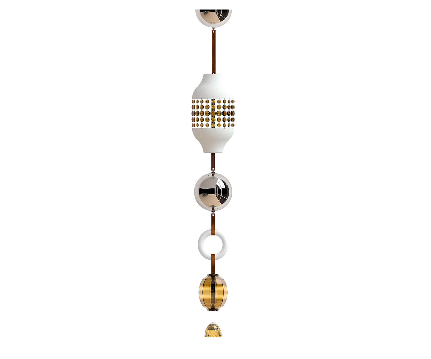 High end Odette Odile Hanging Lamp by Italamp Casa Design