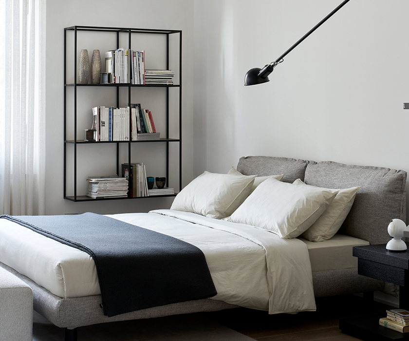 Oliver Elegant Upholstered Bed by Andrea Parisio for Meridiani | Casa Design Group