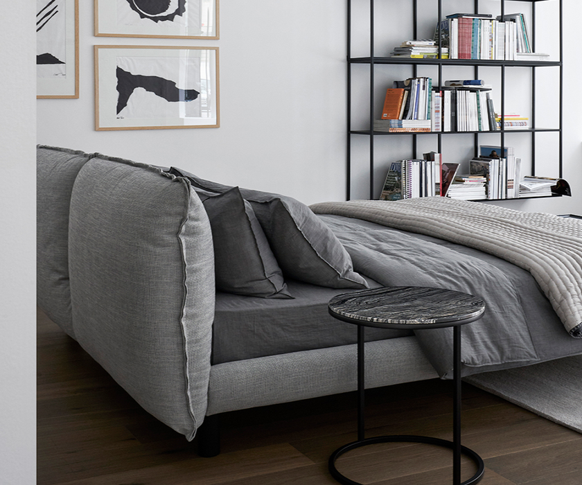 Oliver Elegant Upholstered Bed by Andrea Parisio for Meridiani | Casa Design Group