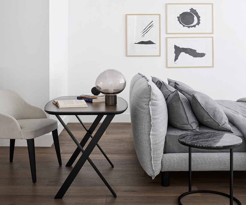 Oliver Elegant Upholstered Bed by Andrea Parisio for Meridiani | Casa Design Group