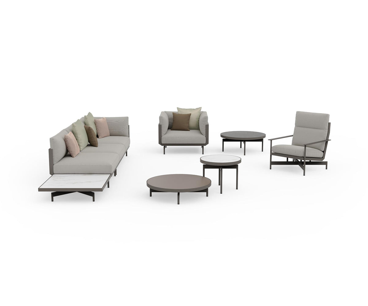 High End Onde Round Coffee Table by Gandia Blasco Casa Design Group