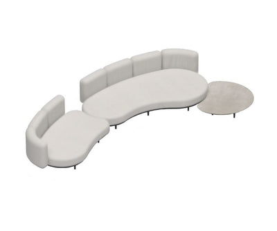 Elegant Organix Curved Outdoor Lounge Set by Royal Botania Casa Design Group