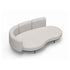 Elegant Organix Curved Outdoor Lounge Set by Royal Botania Casa Design Group