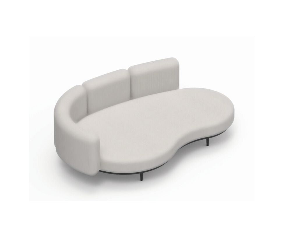 Elegant Organix Curved Outdoor Lounge Set by Royal Botania Casa Design Group