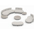 Elegant Organix Curved Outdoor Lounge Set by Royal Botania Casa Design Group