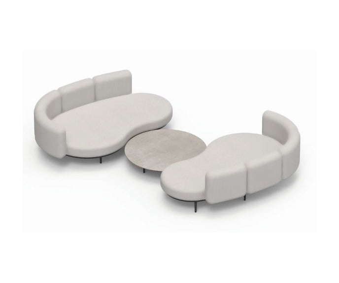 Elegant Organix Curved Outdoor Lounge Set by Royal Botania Casa Design Group