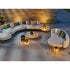 Elegant Organix Curved Outdoor Lounge Set by Royal Botania Casa Design Group