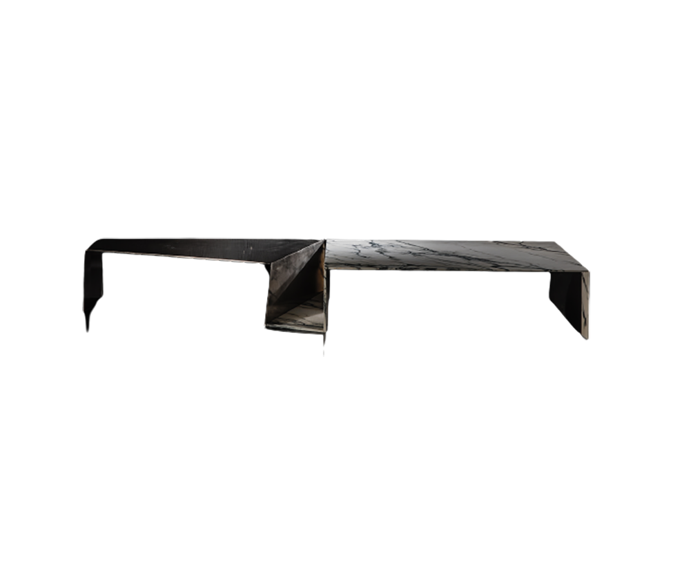 High End Origami Coffee Table by Henge Casa Design Group