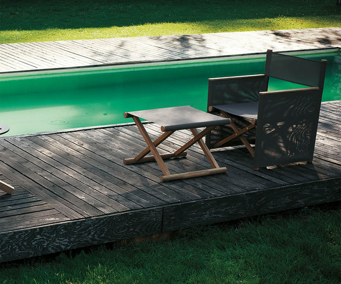 High End Orson 002 Folding Director Lounge Chair by Roda Casa Design Group