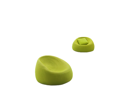 Luxury Otto Outdoor Lounge Chair by Paola Lenti with Premium Rope Cord Upholstery Casa Design Group