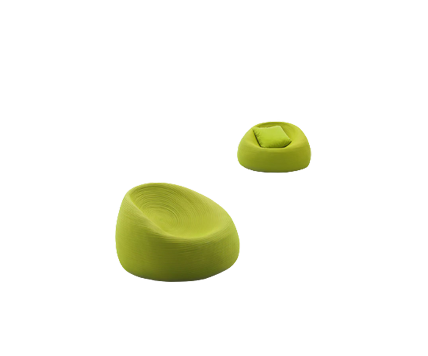 Luxury Otto Outdoor Lounge Chair by Paola Lenti with Premium Rope Cord Upholstery Casa Design Group