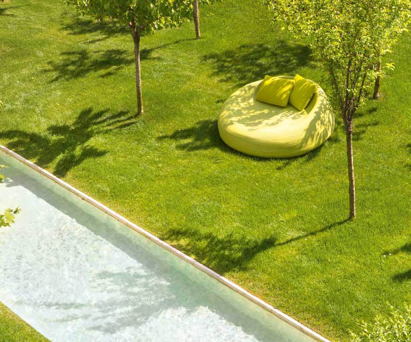 Luxury Otto Outdoor Lounge Chair by Paola Lenti with Premium Rope Cord Upholstery Casa Design Group
