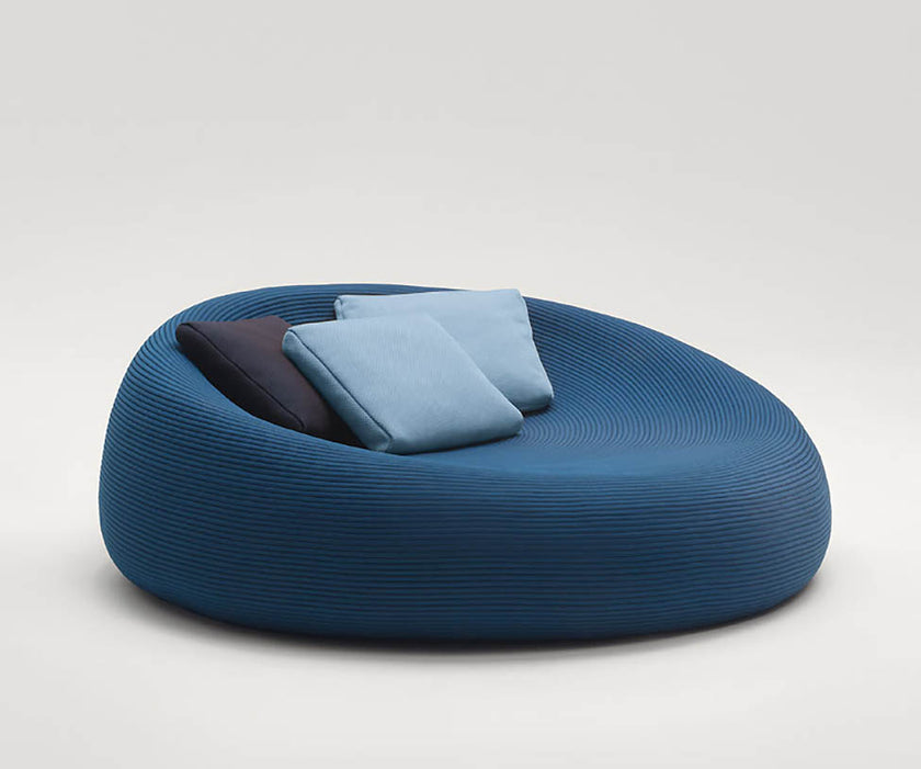 Luxury Otto Outdoor Lounge Chair by Paola Lenti with Premium Rope Cord Upholstery Casa Design Group