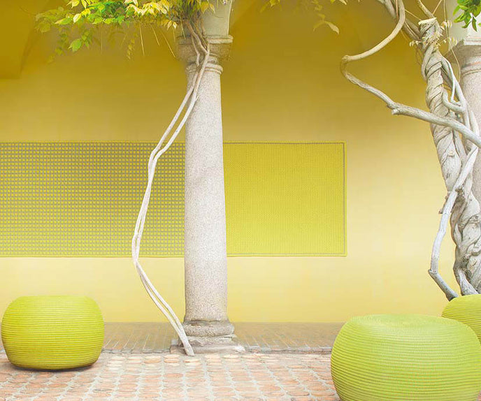 Luxury Otto Outdoor Pouf by Paola Lenti for Modern Outdoor Spaces Casa Design Group