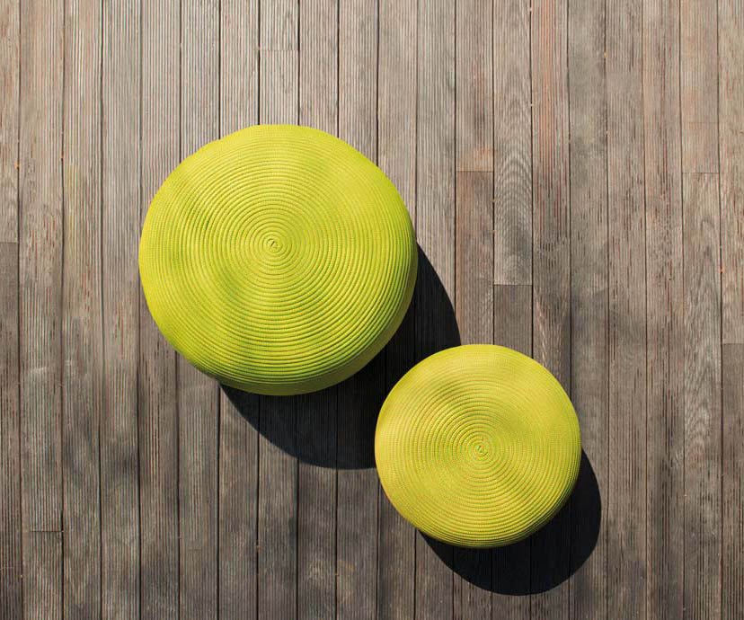 Luxury Otto Outdoor Pouf by Paola Lenti for Modern Outdoor Spaces Casa Design Group
