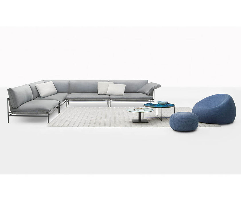 Luxury Otto Outdoor Pouf by Paola Lenti for Modern Outdoor Spaces Casa Design Group