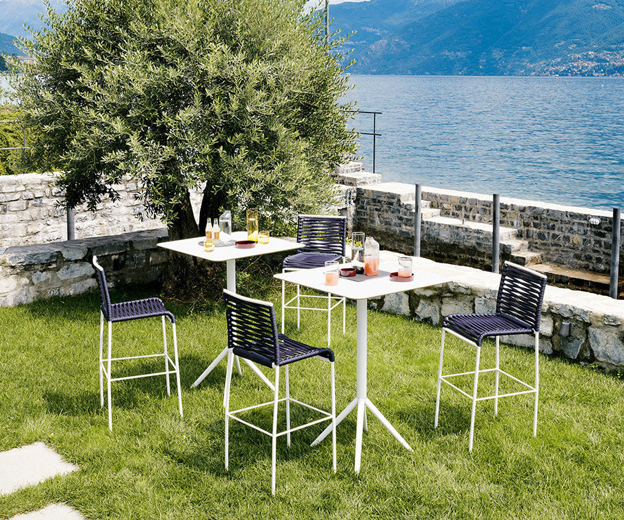 Functional OTX Outdoor Rectangular Bar Table by Potocco for Outdoor Spaces | Casa Design Group