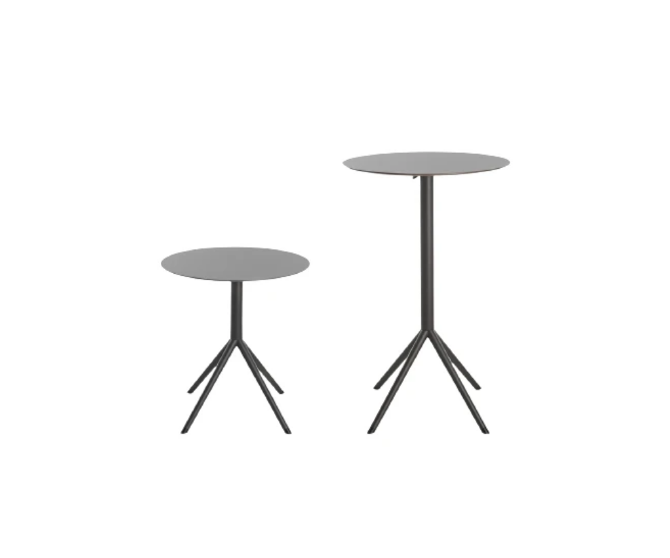 Versatile OTX Round Bar Table with HPL Top by Potocco | Casa Design Group