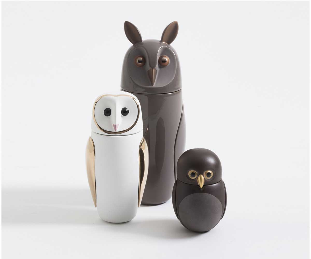 High end Barn Owl Vase by Bosa Trade Casa Design