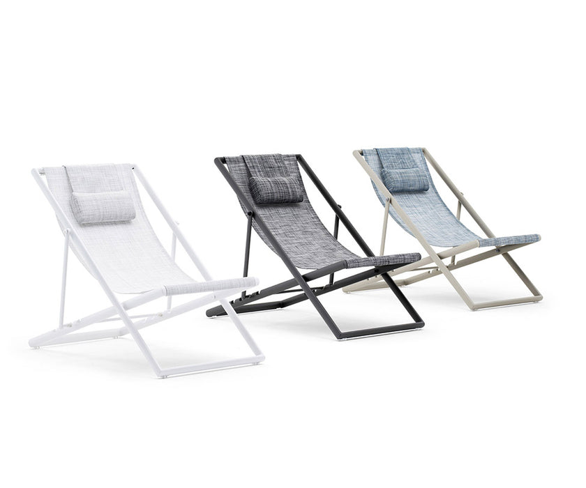 Clever Foldable Deckchair Varaschin