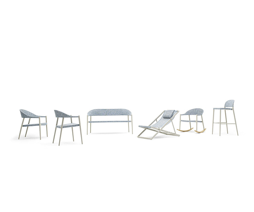 Clever Foldable Deckchair Varaschin