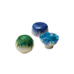 Modern Hand-decorated Ceramic Calatini Outdoor Side Table by Paola Lenti Casa Design Group