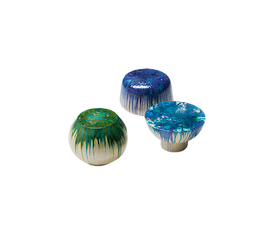 Modern Hand-decorated Ceramic Calatini Outdoor Side Table by Paola Lenti Casa Design Group