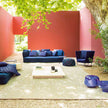Modern Hand-decorated Ceramic Calatini Outdoor Side Table by Paola Lenti Casa Design Group
