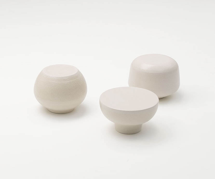 Modern Hand-decorated Ceramic Calatini Outdoor Side Table by Paola Lenti Casa Design Group
