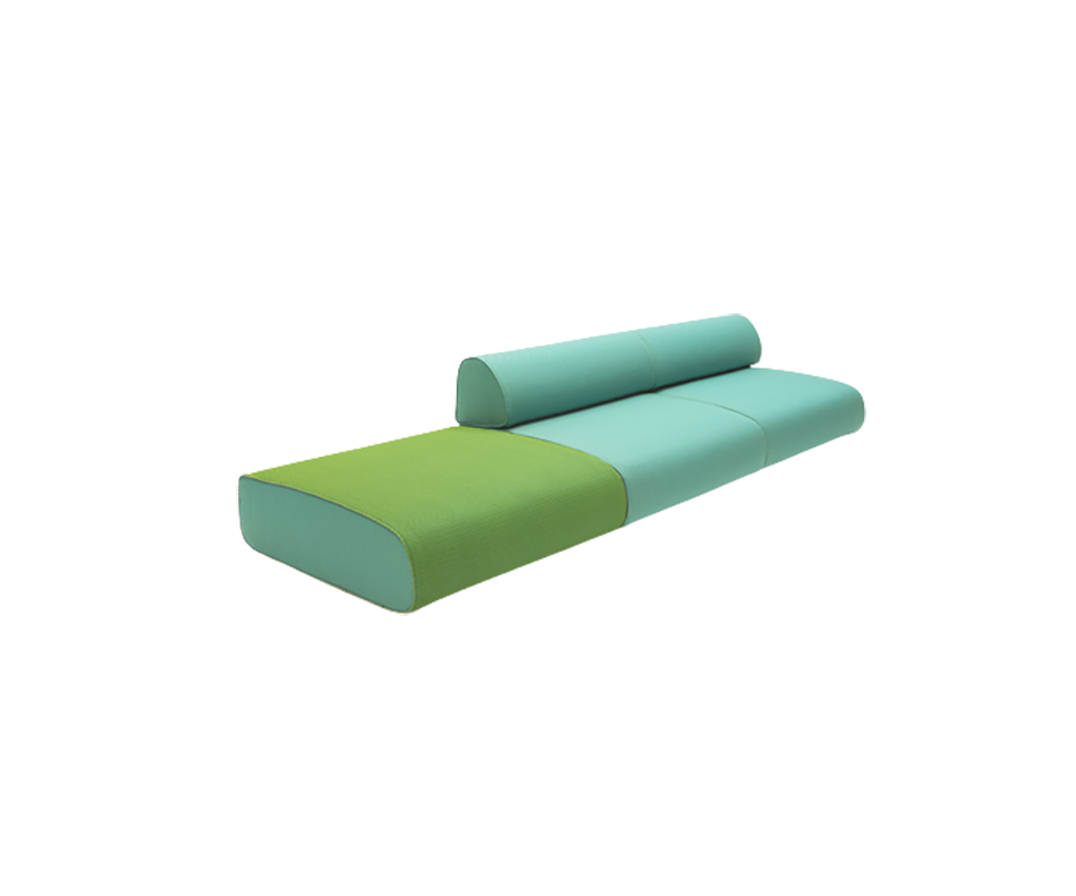 Modern Paola Lenti Ola Outdoor Pouf with Removable Upholstery Casa Design Group