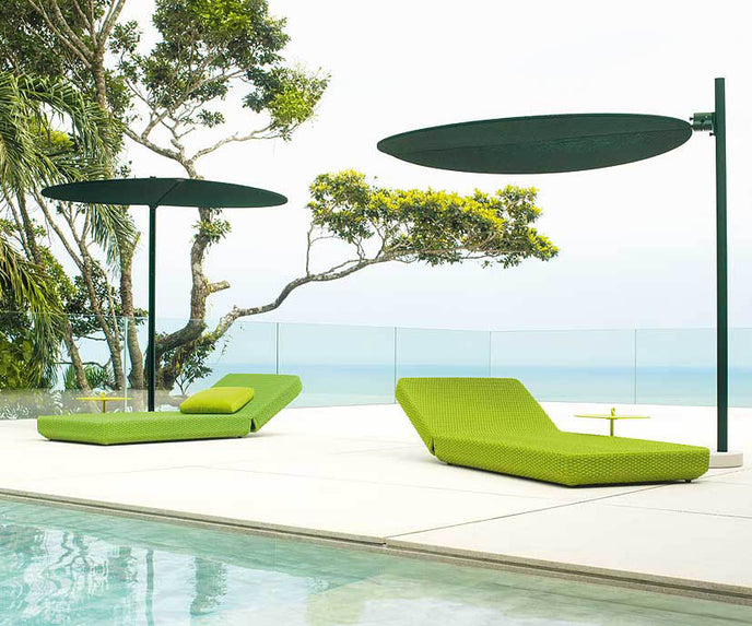 Modern Ombra Outdoor Sunshade by Paola Lenti with Adjustable Height and Shading Panels Casa Design Group