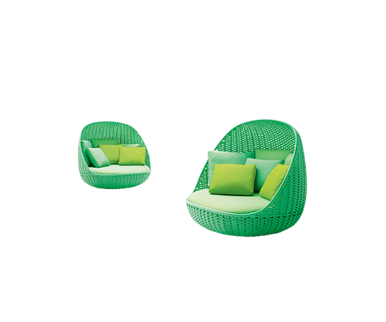 Comfortable Orbitry Outdoor Lounge Chair by Paola Lenti with Removable Cushions Casa Design Group