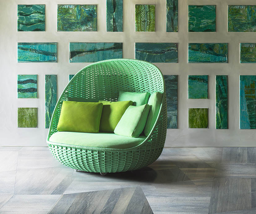 Comfortable Orbitry Outdoor Lounge Chair by Paola Lenti with Removable Cushions Casa Design Group