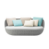 Luxury Orbitry Outdoor Sofa by Paola Lenti with Stainless Steel Frame Casa Design Group