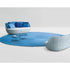 Luxury Orbitry Outdoor Sofa by Paola Lenti with Stainless Steel Frame Casa Design Group