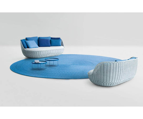 Luxury Orbitry Outdoor Sofa by Paola Lenti with Stainless Steel Frame Casa Design Group