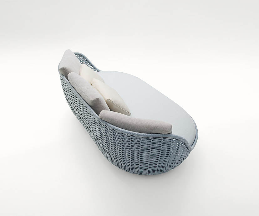 Luxury Orbitry Outdoor Sofa by Paola Lenti with Stainless Steel Frame Casa Design Group