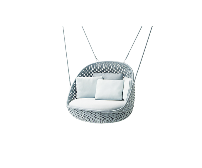 Luxury Orbitry Suspended Seat by Paola Lenti with Removable Cushions Casa Design Group
