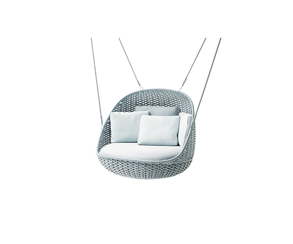 Luxury Orbitry Suspended Seat by Paola Lenti with Removable Cushions Casa Design Group