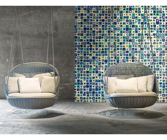Luxury Orbitry Suspended Seat by Paola Lenti with Removable Cushions Casa Design Group