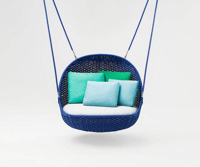 Luxury Orbitry Suspended Seat by Paola Lenti with Removable Cushions Casa Design Group