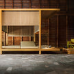 Unique Origami Outdoor Floor Covering by Paola Lenti with Lava Stone Casa Design Group