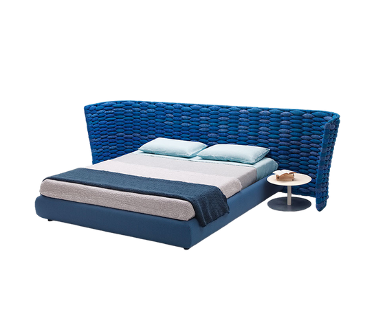 Luxury Silent Bed by Paola Lenti Featuring an Optional Headboard Casa Design Group