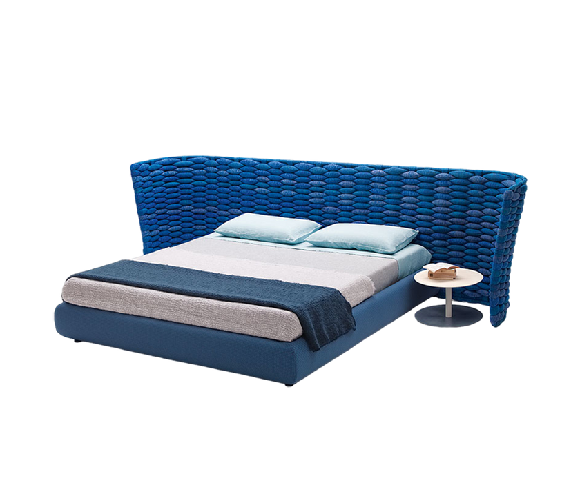 Luxury Silent Bed by Paola Lenti Featuring an Optional Headboard Casa Design Group