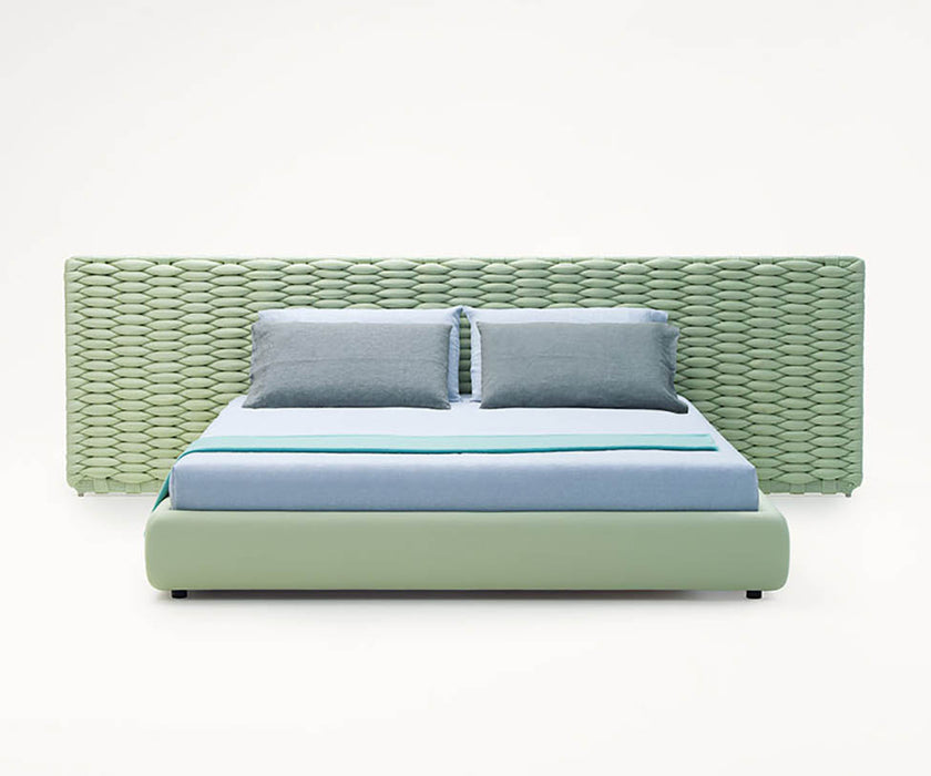 Luxury Silent Bed by Paola Lenti Featuring an Optional Headboard Casa Design Group