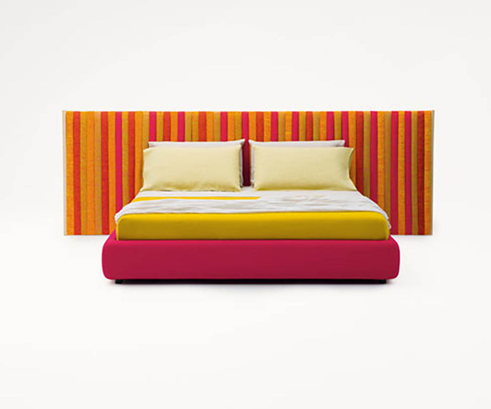 Luxury Silent Bed by Paola Lenti Featuring an Optional Headboard Casa Design Group